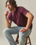 Men's Rib Tee - Black Amber